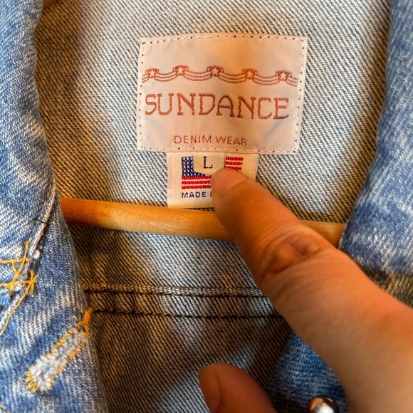 Sundance Hand Painted Vest Size L - Picture 7 of 8